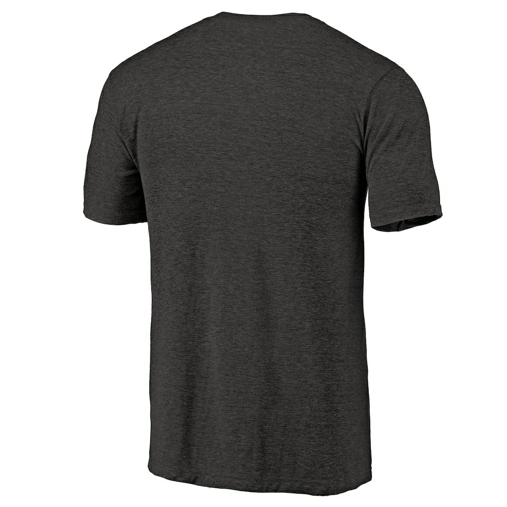 Pittsburgh Steelers Throwback Logo Tri-Blend T-Shirt - Black - NFL