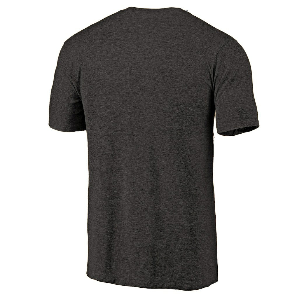 Chicago Bulls Distressed Logo Tri-Blend T-Shirt Black