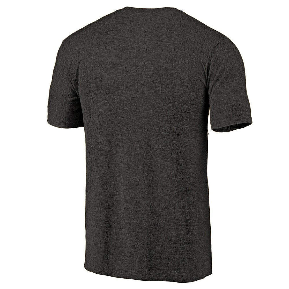 Chicago Bulls Distressed Logo Tri-Blend T-Shirt Black