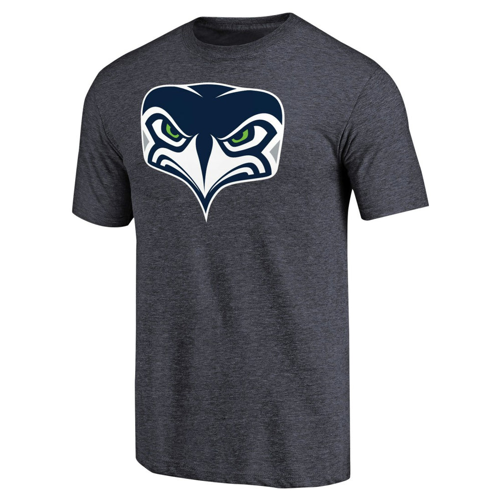 Seattle Seahawks Alternate Team Logo Gear Tri-Blend T-Shirt - Navy - NFL