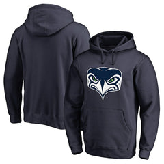 Seattle Seahawks Alternate Team Logo Gear Pullover Hoodie - Navy - NFL