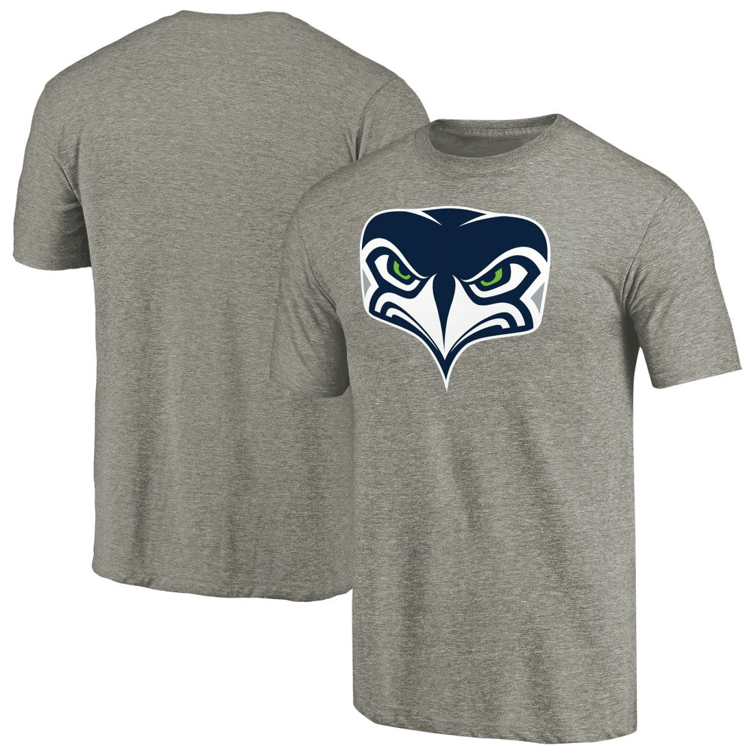 Seattle Seahawks Alternate Team Logo Gear Tri-Blend T-Shirt - Ash - NFL