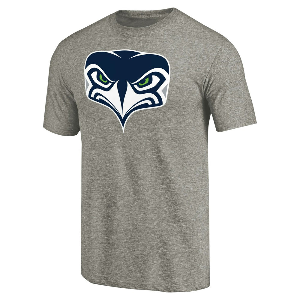 Seattle Seahawks Alternate Team Logo Gear Tri-Blend T-Shirt - Ash - NFL