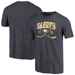 Buffalo Sabres Vintage Collection Line Shift Tri-Blend T-Shirt - Navy | NHL discount