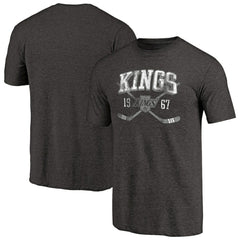 Los Angeles Kings Vintage Collection Line Shift Tri-Blend T-Shirt - Black | NHL Clearance