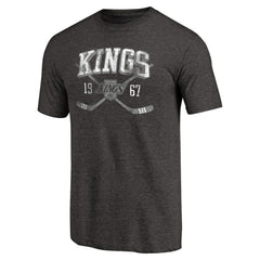 Los Angeles Kings Vintage Collection Line Shift Tri-Blend T-Shirt - Black | NHL Clearance