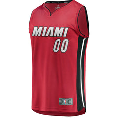Fanatics Miami Heat Youth Fast Break Replica Custom Jersey Red Statement Edition