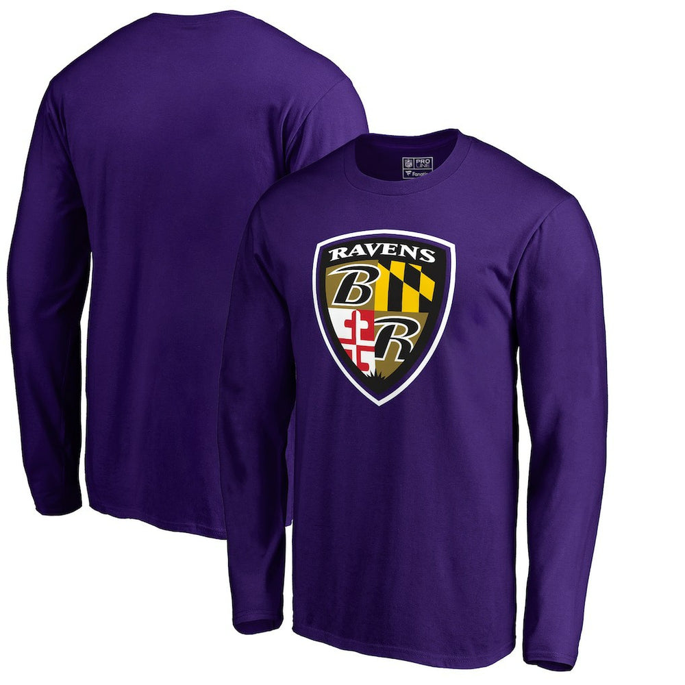 Baltimore Ravens Hometown Collection Long Sleeve T-Shirt - Purple - NFL
