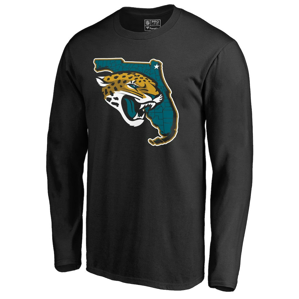 Jacksonville Jaguars Hometown Collection Long Sleeve T-Shirt - Black - NFL