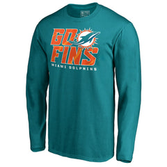 Miami Dolphins Hometown Collection Long Sleeve T-Shirt - Aqua - NFL