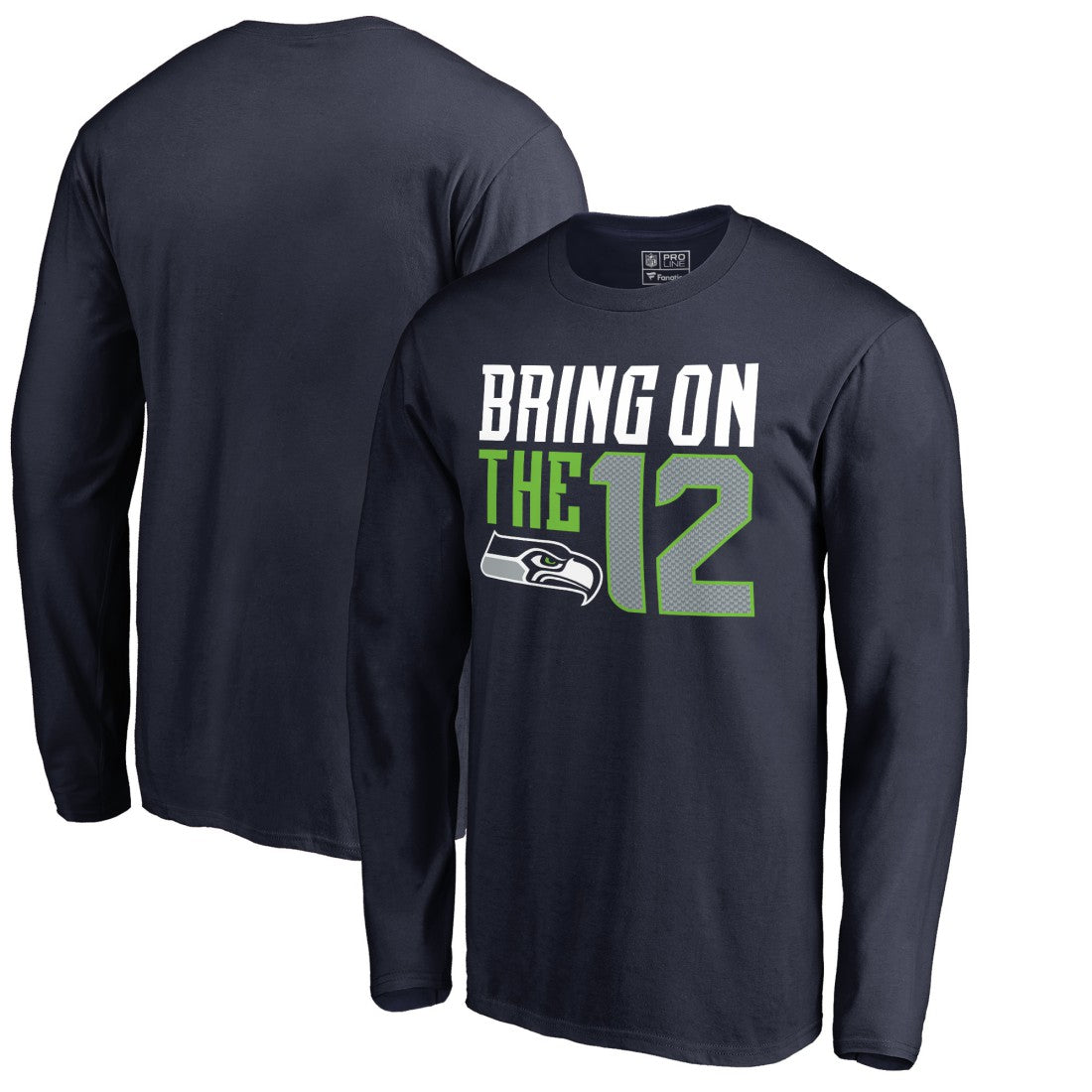 Seattle Seahawks Hometown Collection Long Sleeve T-Shirt - College Navy - NFL