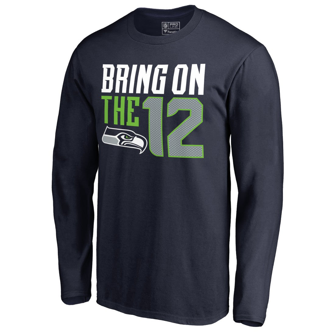 Seattle Seahawks Hometown Collection Long Sleeve T-Shirt - College Navy - NFL