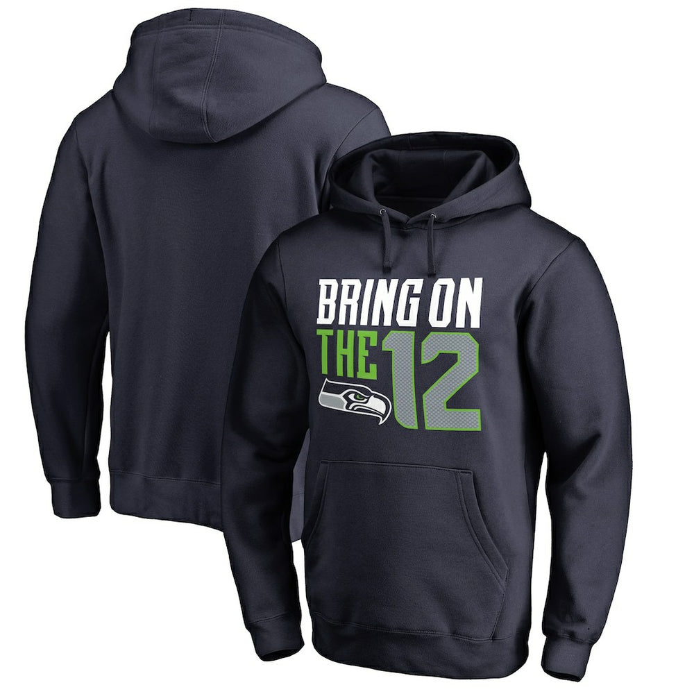 Seattle Seahawks Hometown Collection Pullover Hoodie - Navy - NFL
