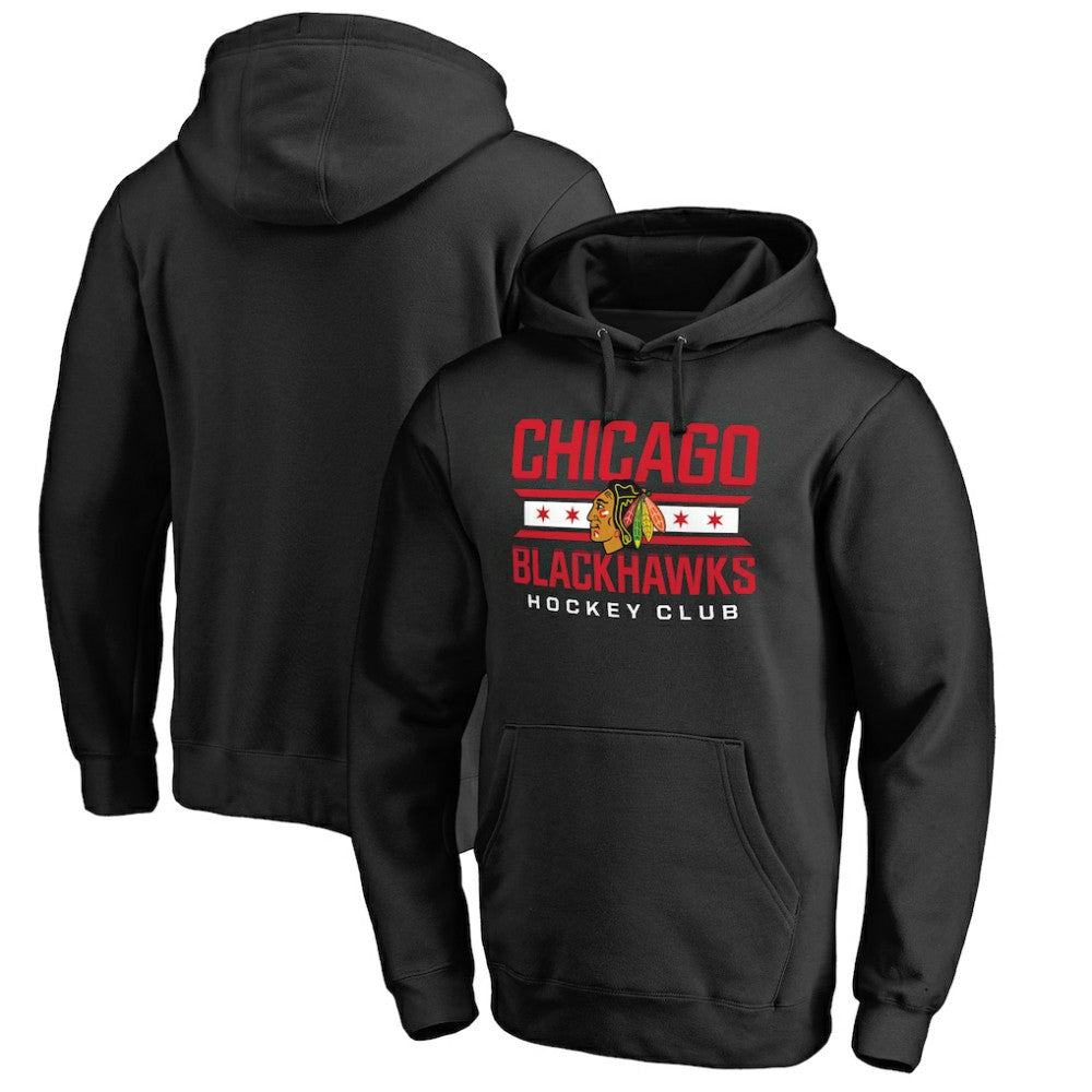 Chicago Blackhawks Hometown Collection Pullover Hoodie - Black | NHL online
