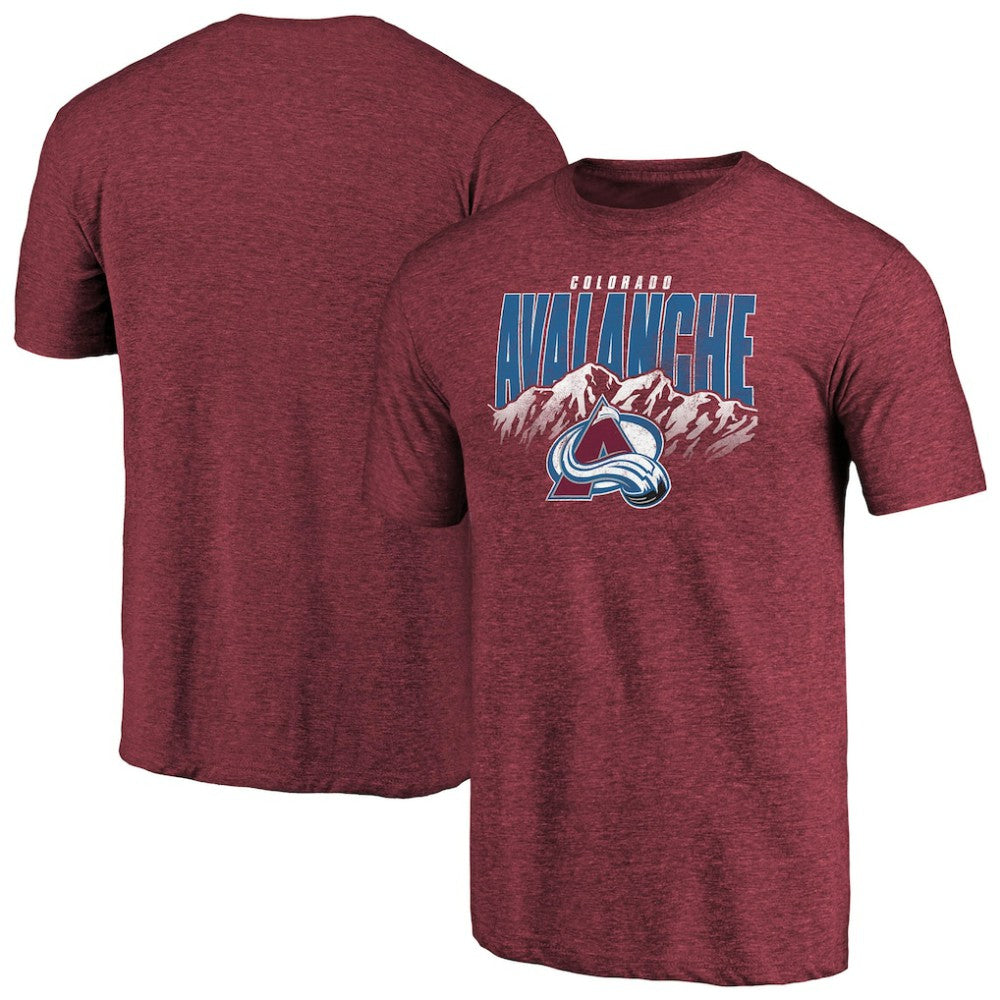 Colorado Avalanche Hometown Collection Tri-Blend T-Shirt - Burgundy | NHL Lifestyle