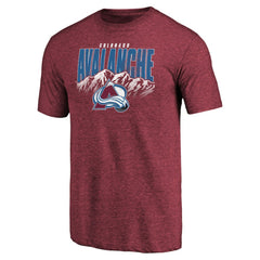 Colorado Avalanche Hometown Collection Tri-Blend T-Shirt - Burgundy | NHL Lifestyle