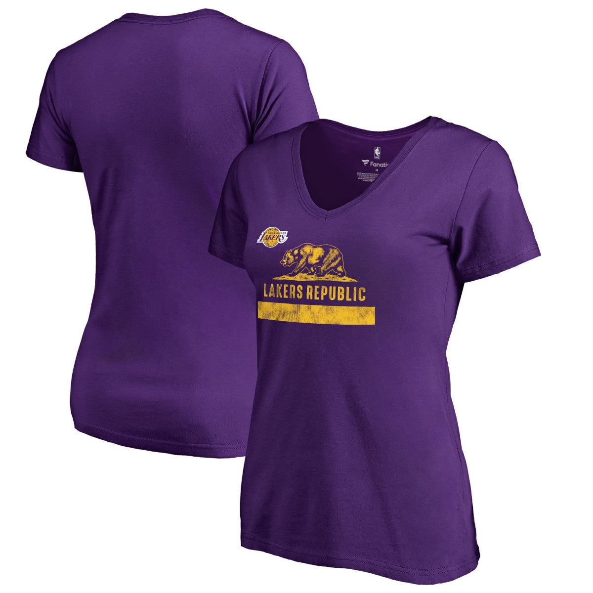 Los Angeles Lakers Women's Lakers Republic Hometown Collection T-Shirt Purple