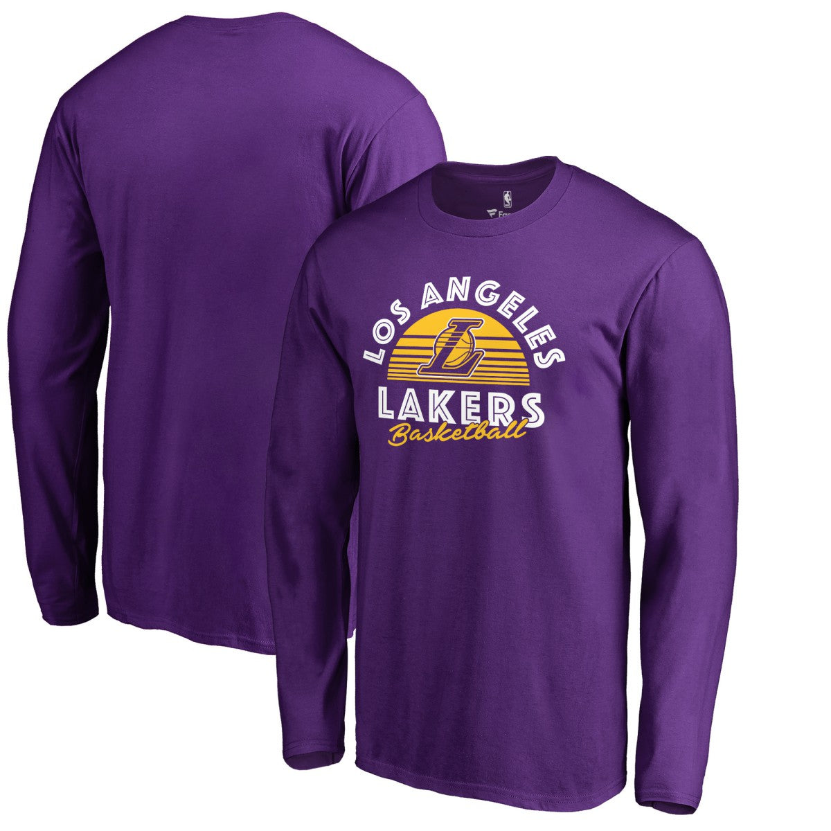 Los Angeles Lakers Sundown Hometown Collection Long Sleeve T-Shirt Purple