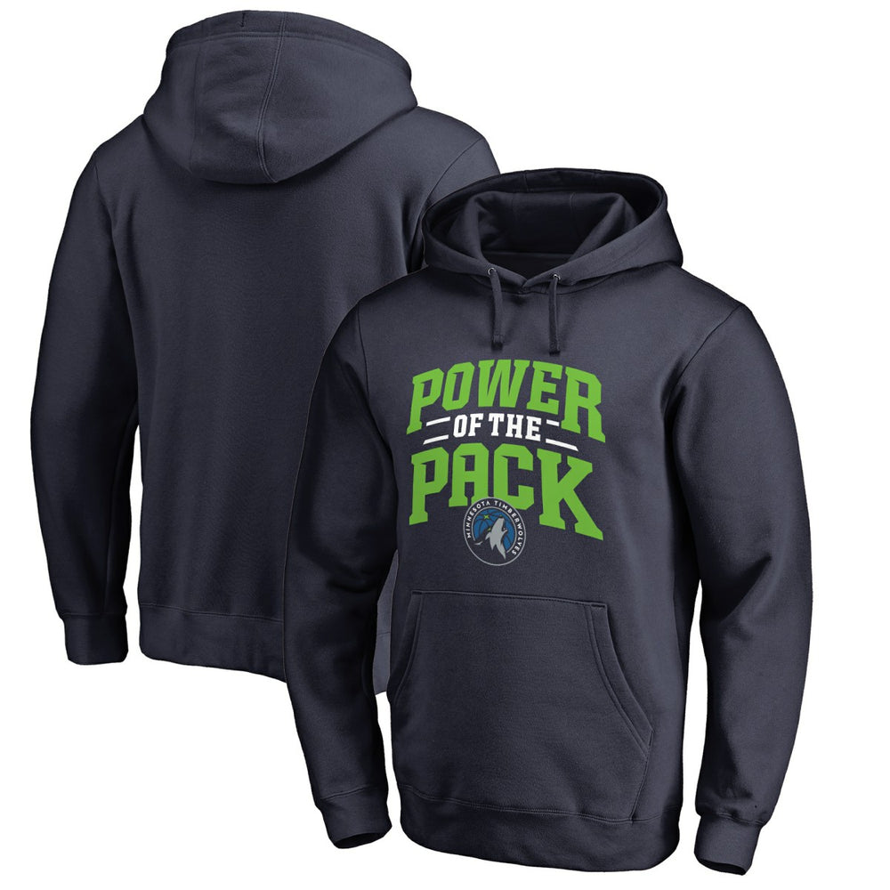 Minnesota Timberwolves Power of the Pack Hometown Collection Pullover Hoodie Navy