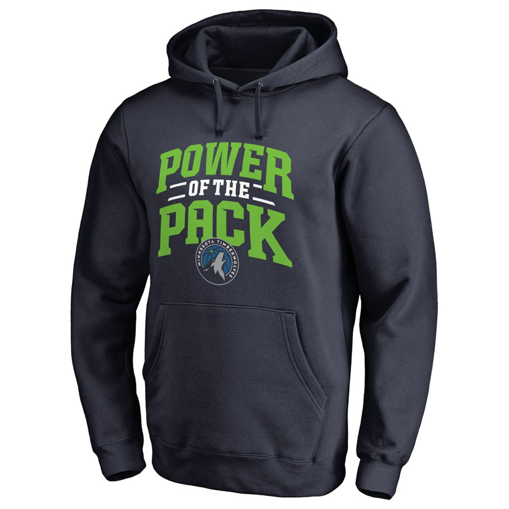 Minnesota Timberwolves Power of the Pack Hometown Collection Pullover Hoodie Navy