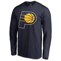Myles Turner Indiana Pacers Long Sleeve Backer Name and Number T-Shirt Navy
