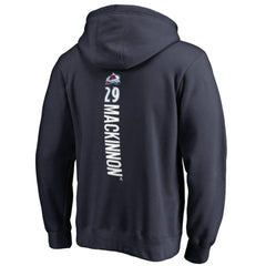 Nathan MacKinnon Colorado Avalanche Backer Name & Number Pullover Hoodie - Navy | NHL discount