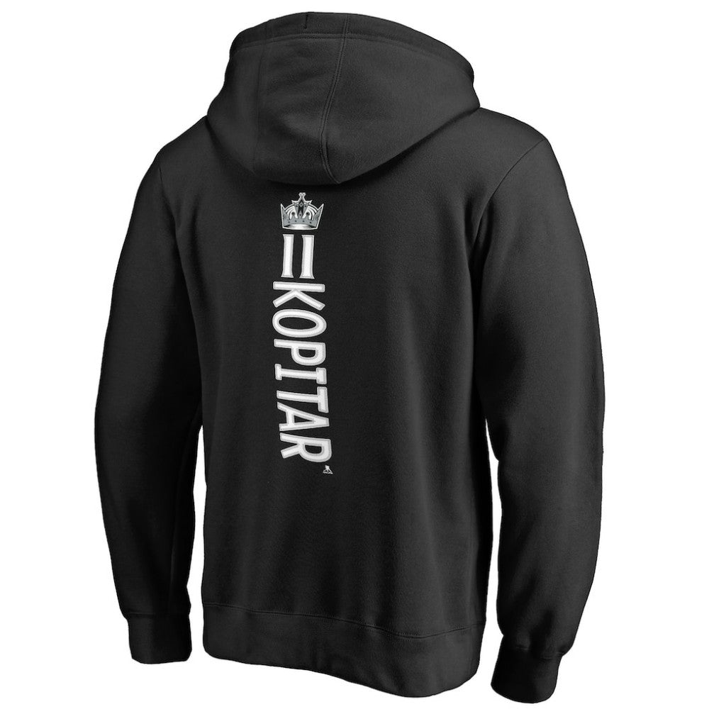 Anze Kopitar Los Angeles Kings Backer Name & Number Pullover Hoodie - Black | NHL on sale