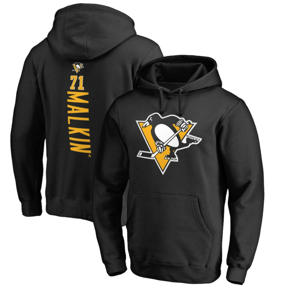 Evgeni Malkin Pittsburgh Penguins Backer Name & Number Pullover Hoodie - Black | NHL discount