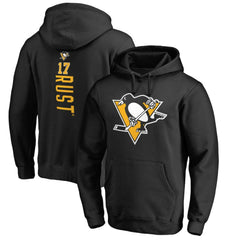 Bryan Rust Pittsburgh Penguins Backer Name & Number Pullover Hoodie - Black | NHL on sale