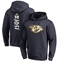 Roman Josi Nashville Predators Backer Name & Number Pullover Hoodie - Navy | NHL online