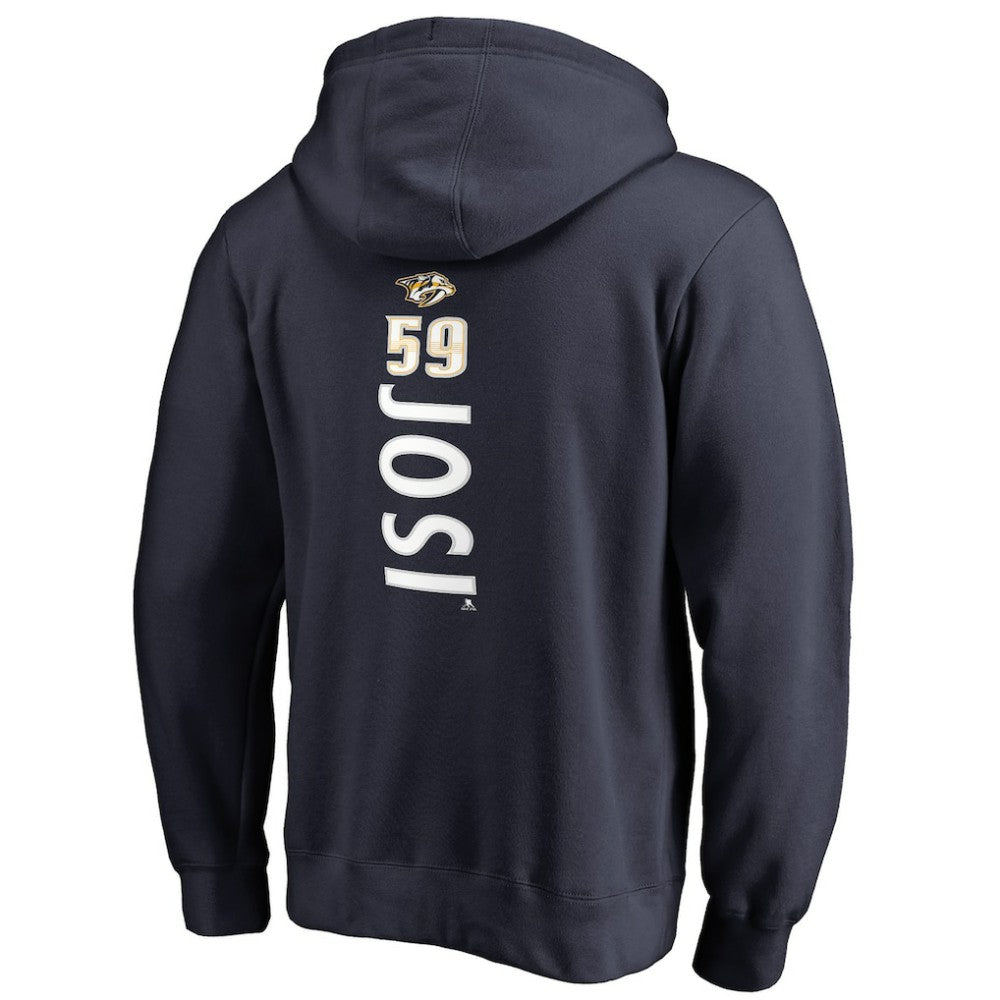 Roman Josi Nashville Predators Backer Name & Number Pullover Hoodie - Navy | NHL online