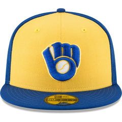 Milwaukee Brewers New Era Cooperstown Collection Wool 59FIFTY Fitted Hat Outlet