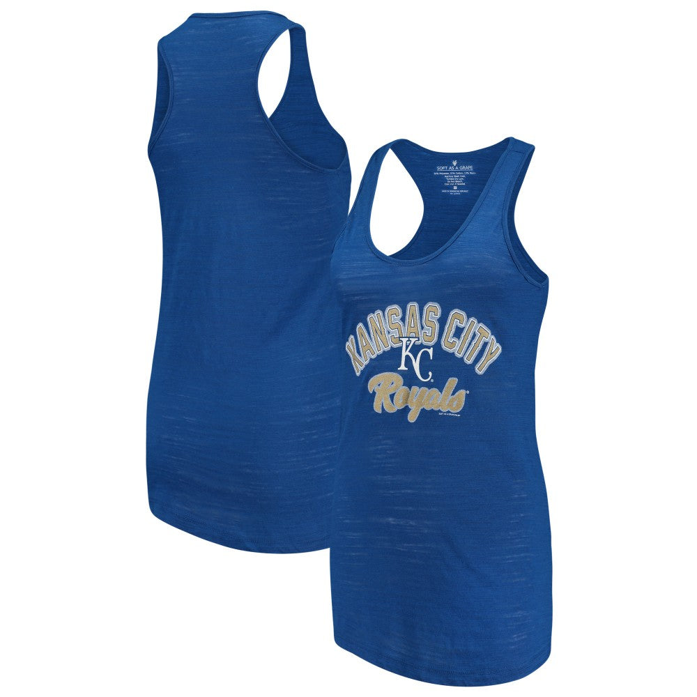 Kansas City Royals Soft as a Grape Women's Multicount Racerback Tank Top Outlet
