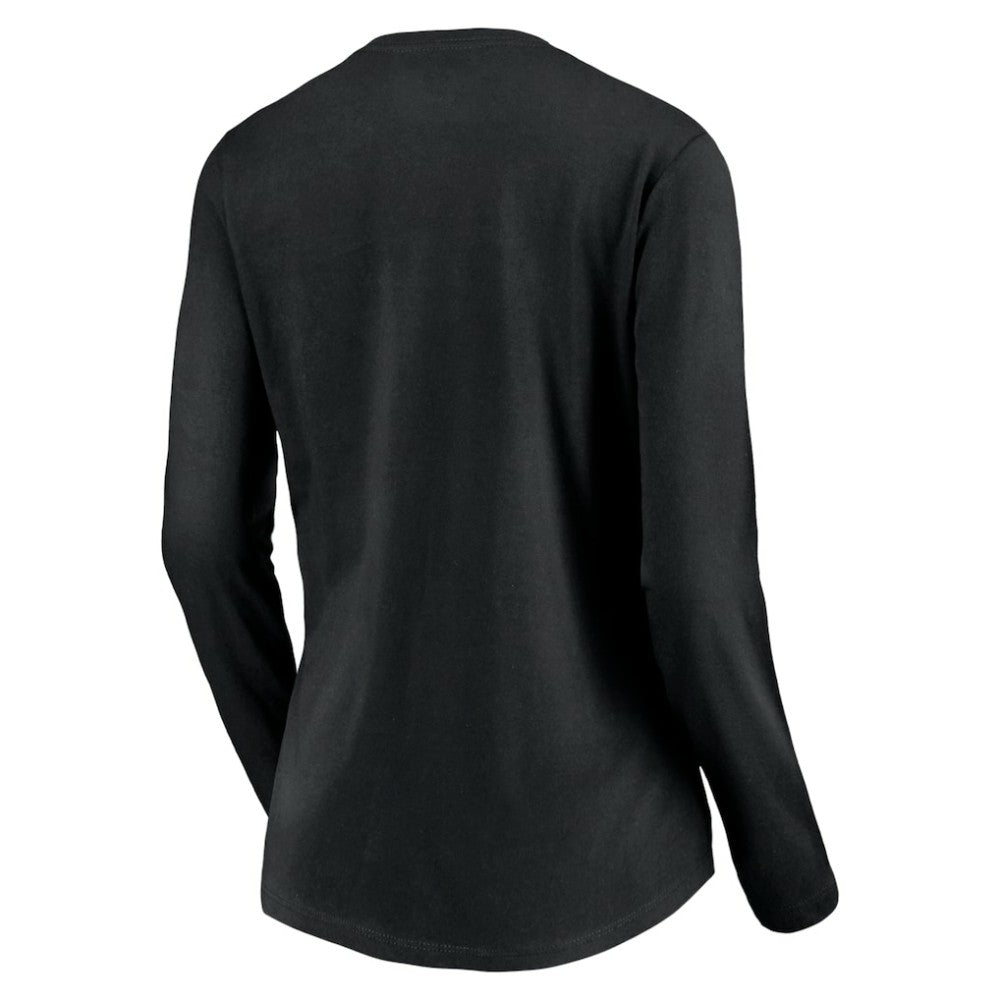 Pittsburgh Pirates Women's Cooperstown Collection Wahconah Long Sleeve V-Neck T-Shirt Discount