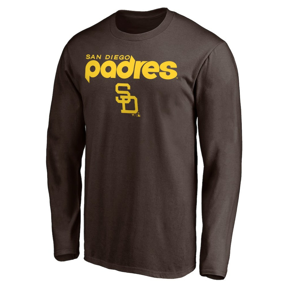 San Diego Padres Cooperstown Collection Wahconah Long Sleeve T-Shirt Discount