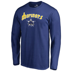 Seattle Mariners Cooperstown Collection Wahconah Long Sleeve T-Shirt Outlet
