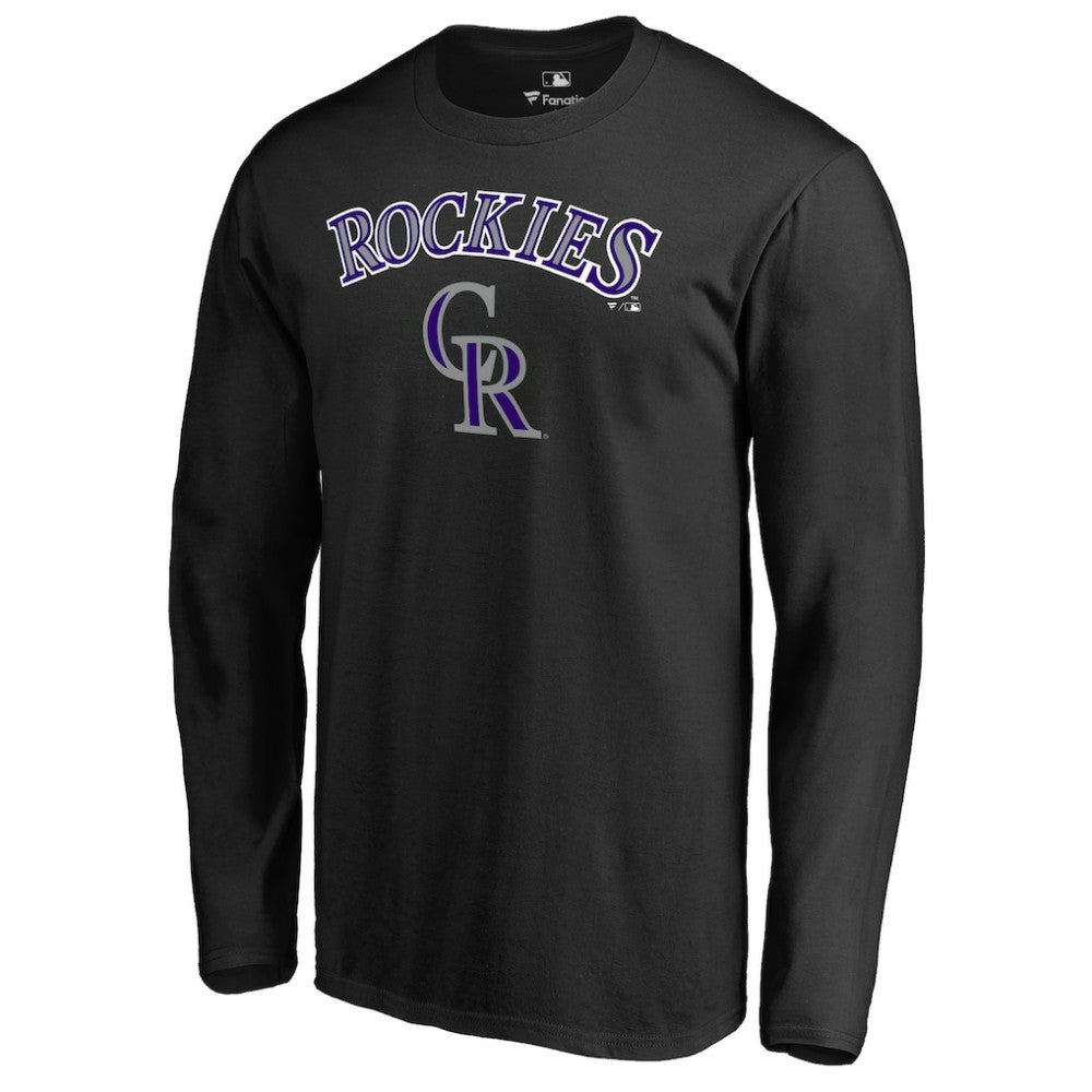 Colorado Rockies Team Lockup Long Sleeve T-Shirt for sale
