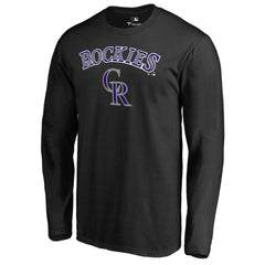 Colorado Rockies Team Lockup Long Sleeve T-Shirt for sale