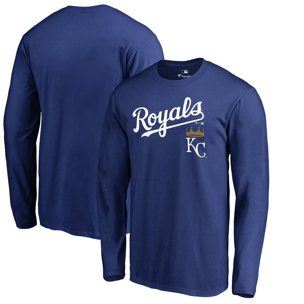 Kansas City Royals Team Lockup Long Sleeve T-Shirt for sale