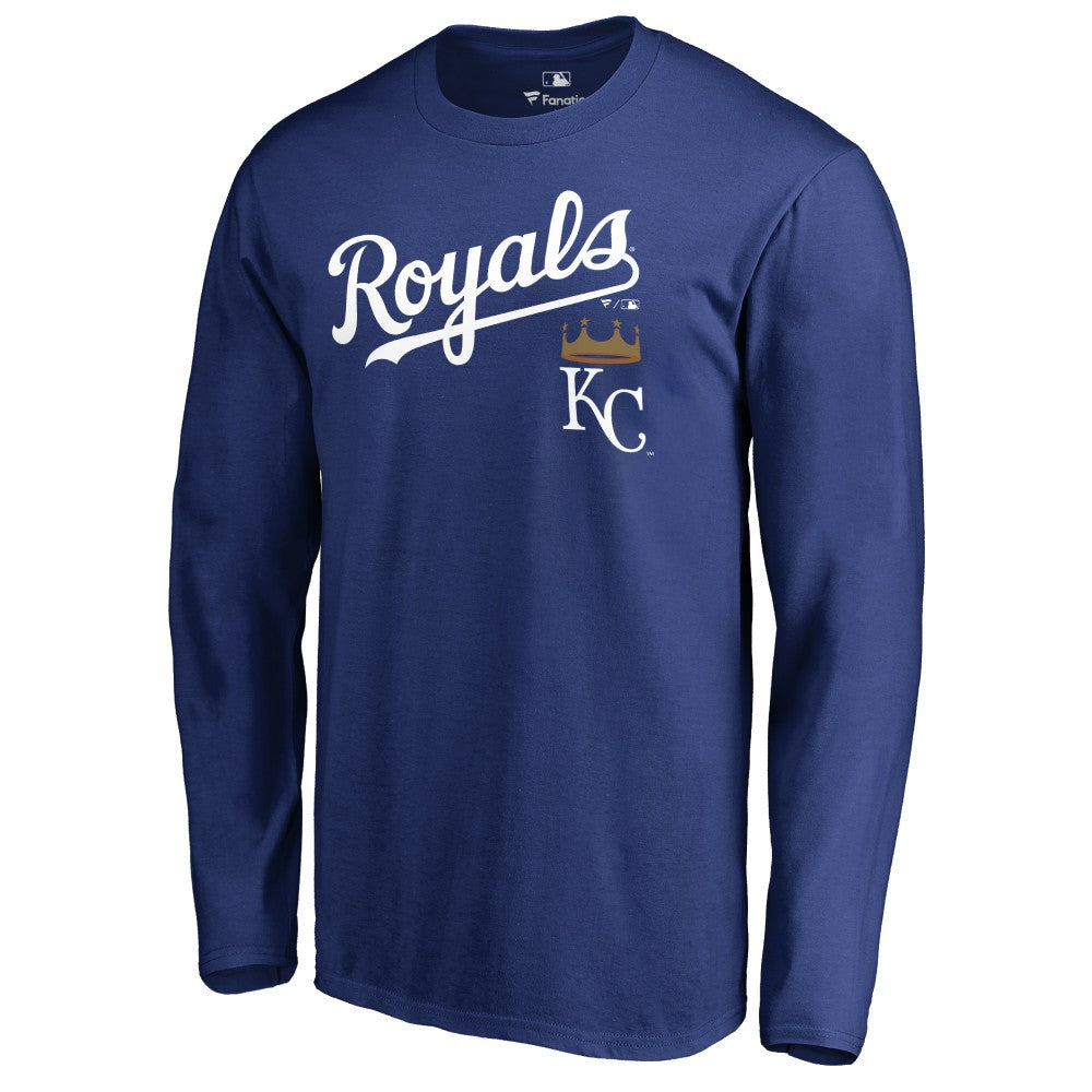 Kansas City Royals Team Lockup Long Sleeve T-Shirt for sale