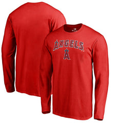 Los Angeles Angels Team Lockup Long Sleeve T-Shirt Online