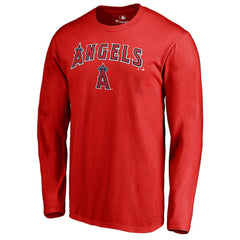 Los Angeles Angels Team Lockup Long Sleeve T-Shirt Online