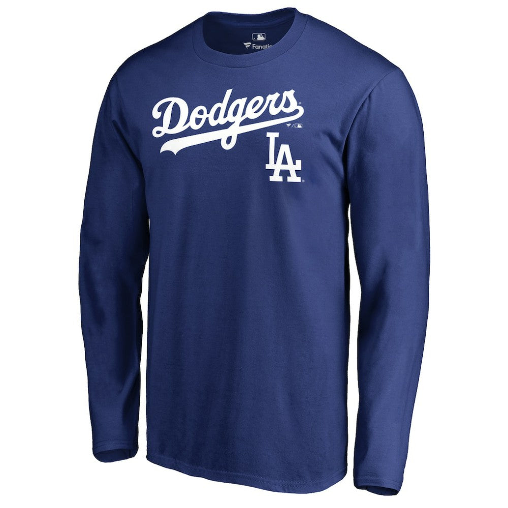 Los Angeles Dodgers Team Lockup Long Sleeve T-Shirt Sale