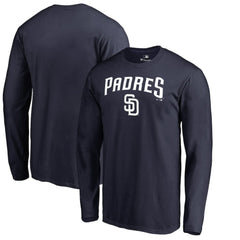 San Diego Padres Team Lockup Long Sleeve T-Shirt for sale