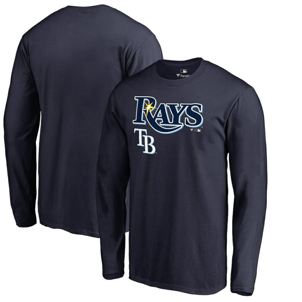 Tampa Bay Rays Team Lockup Long Sleeve T-Shirt Online
