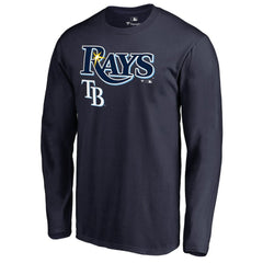 Tampa Bay Rays Team Lockup Long Sleeve T-Shirt Online
