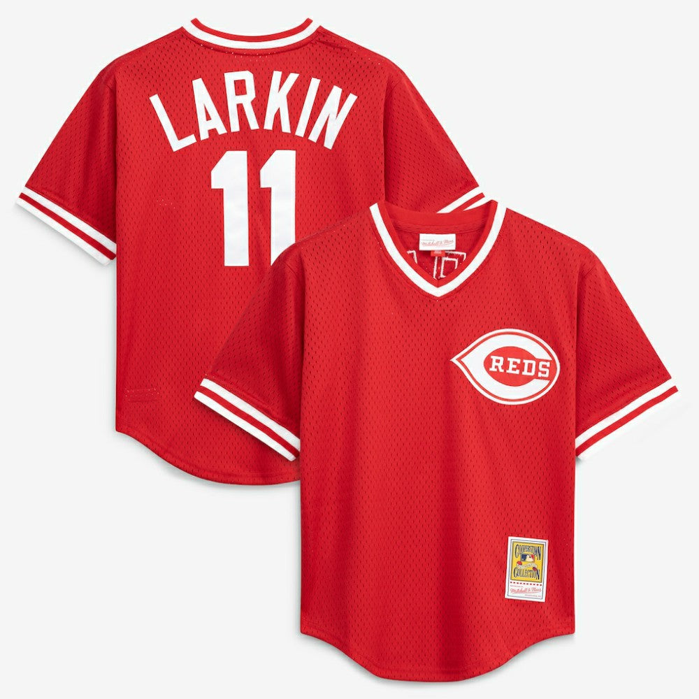 Barry Larkin Cincinnati Reds Mitchell & Ness Authentic Batting Practice Jersey Near Me