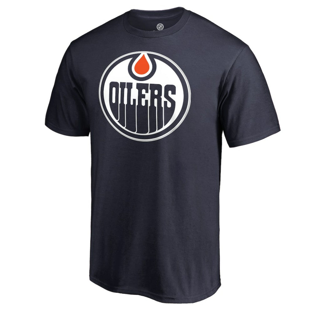 Connor McDavid Edmonton Oilers Backer Name & Number T-Shirt - Navy | NHL online