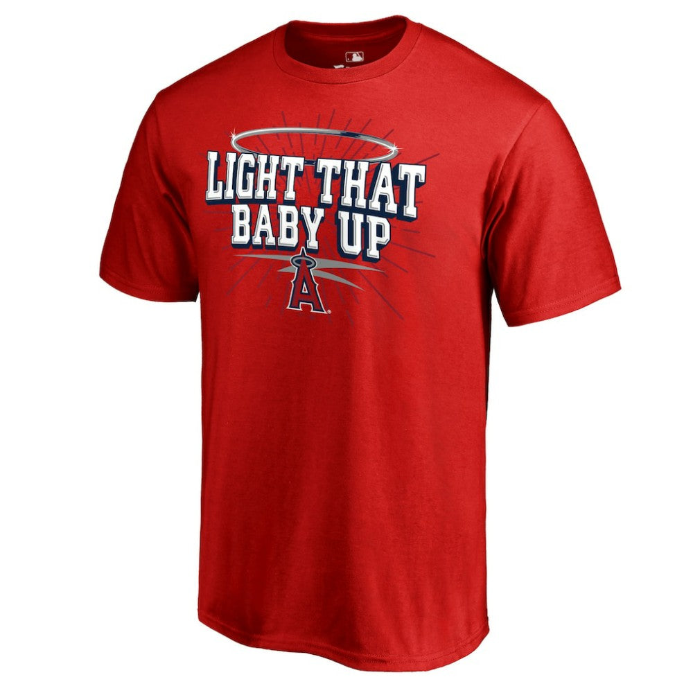 Los Angeles Angels Hometown Collection Light That Baby Up T-Shirt Discount
