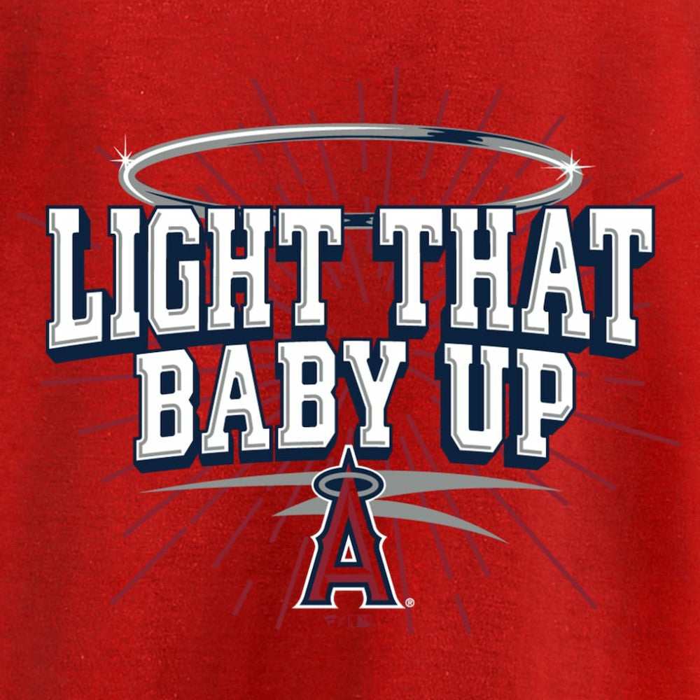 Los Angeles Angels Hometown Collection Light That Baby Up T-Shirt Discount